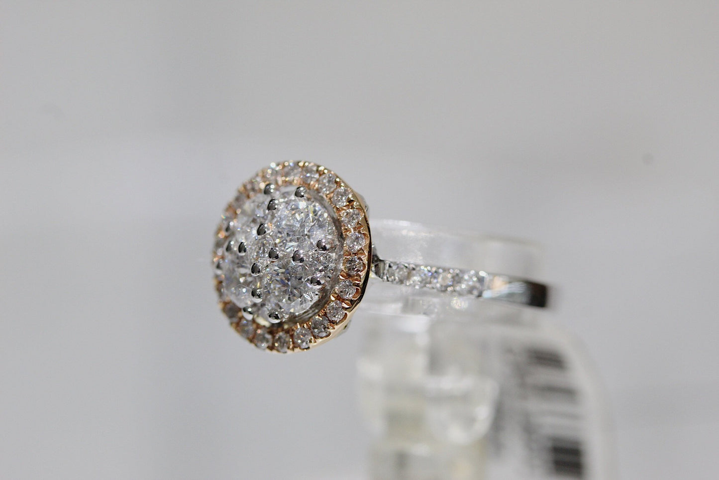 14k Two Tone 1.00 Carat Diamond Ring