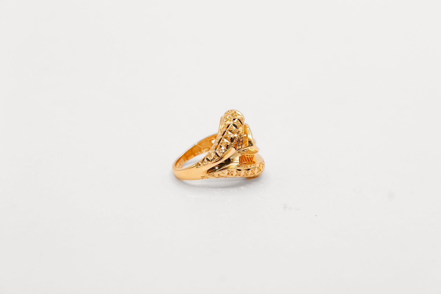 18K Gold Dome Ring