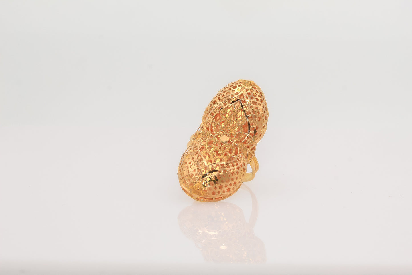 21K Gold Khaliji Ring