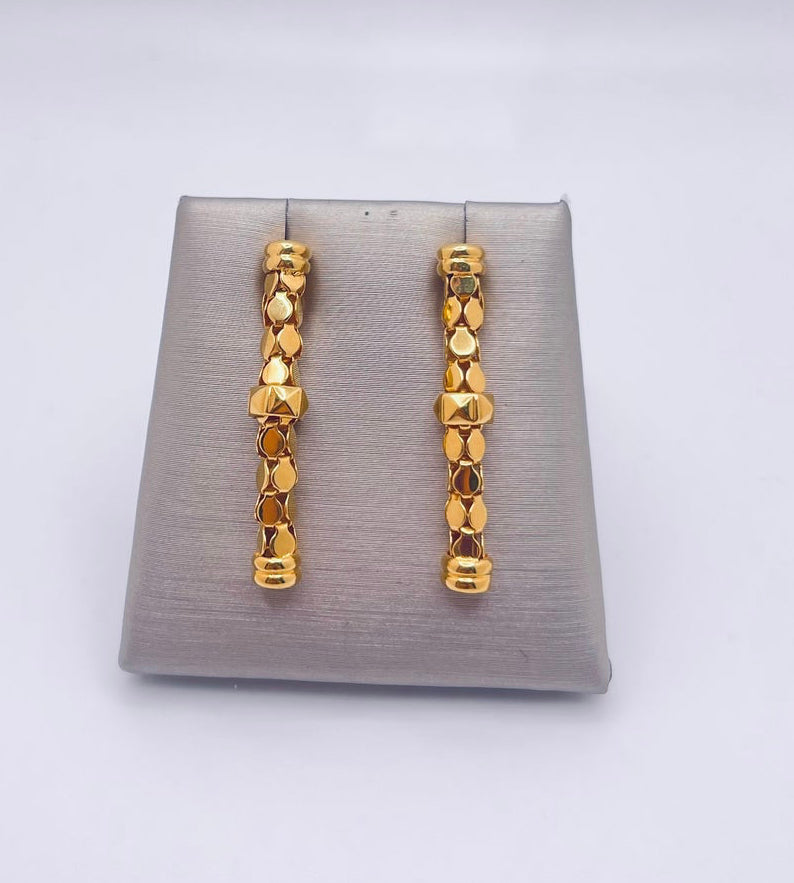 21K Gold Himo Earrings