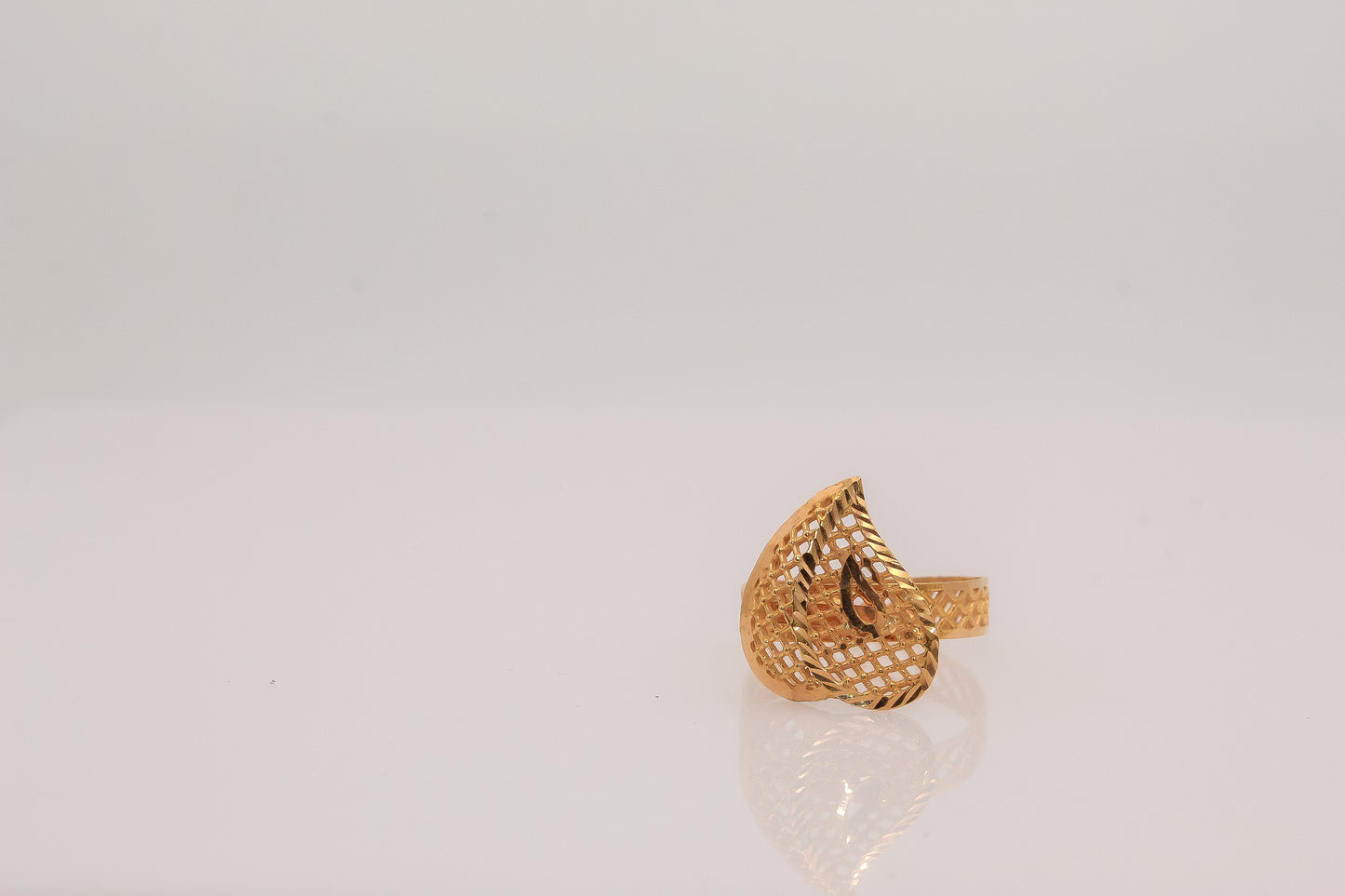 21K Gold Heart Ring