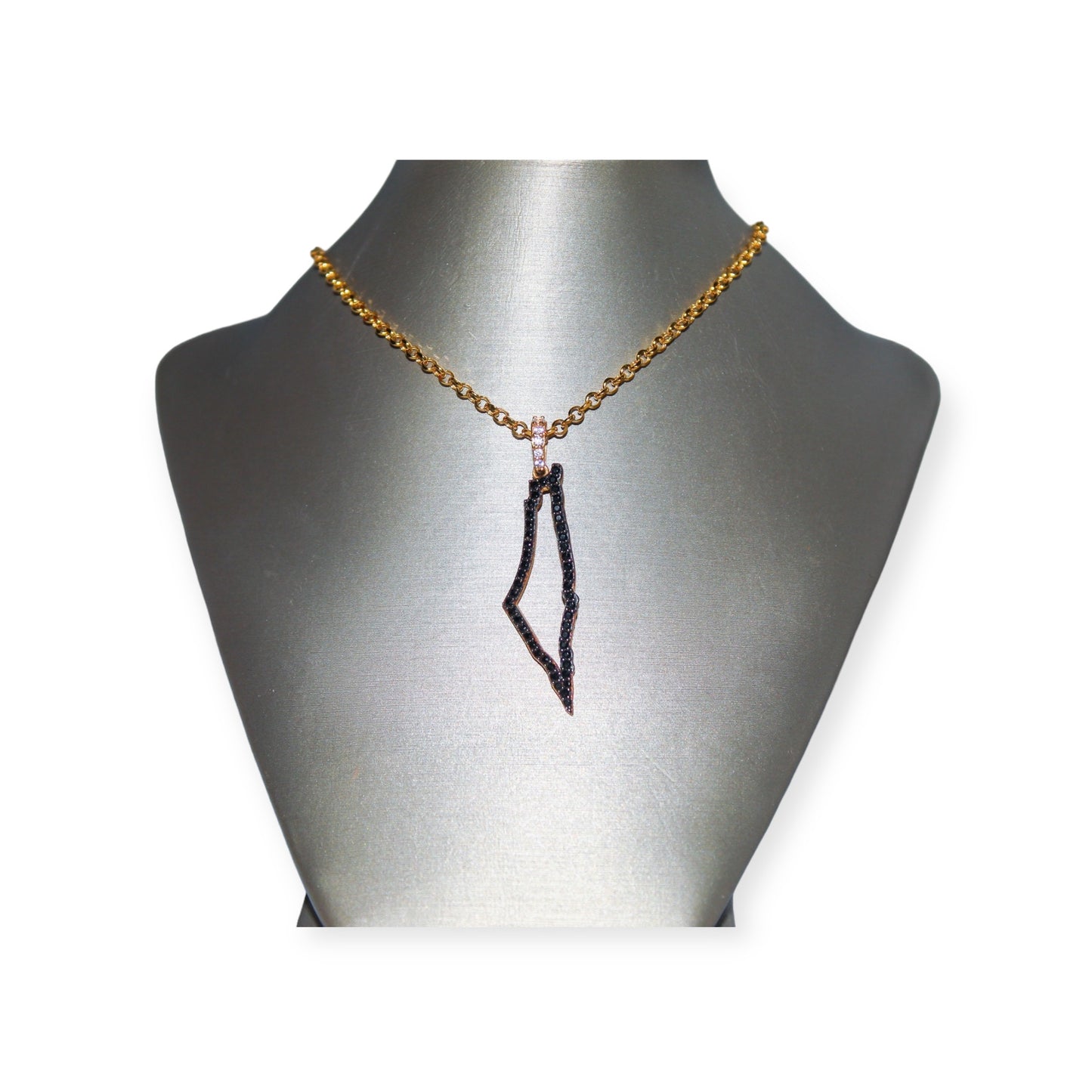21K Gold Palestine Necklace