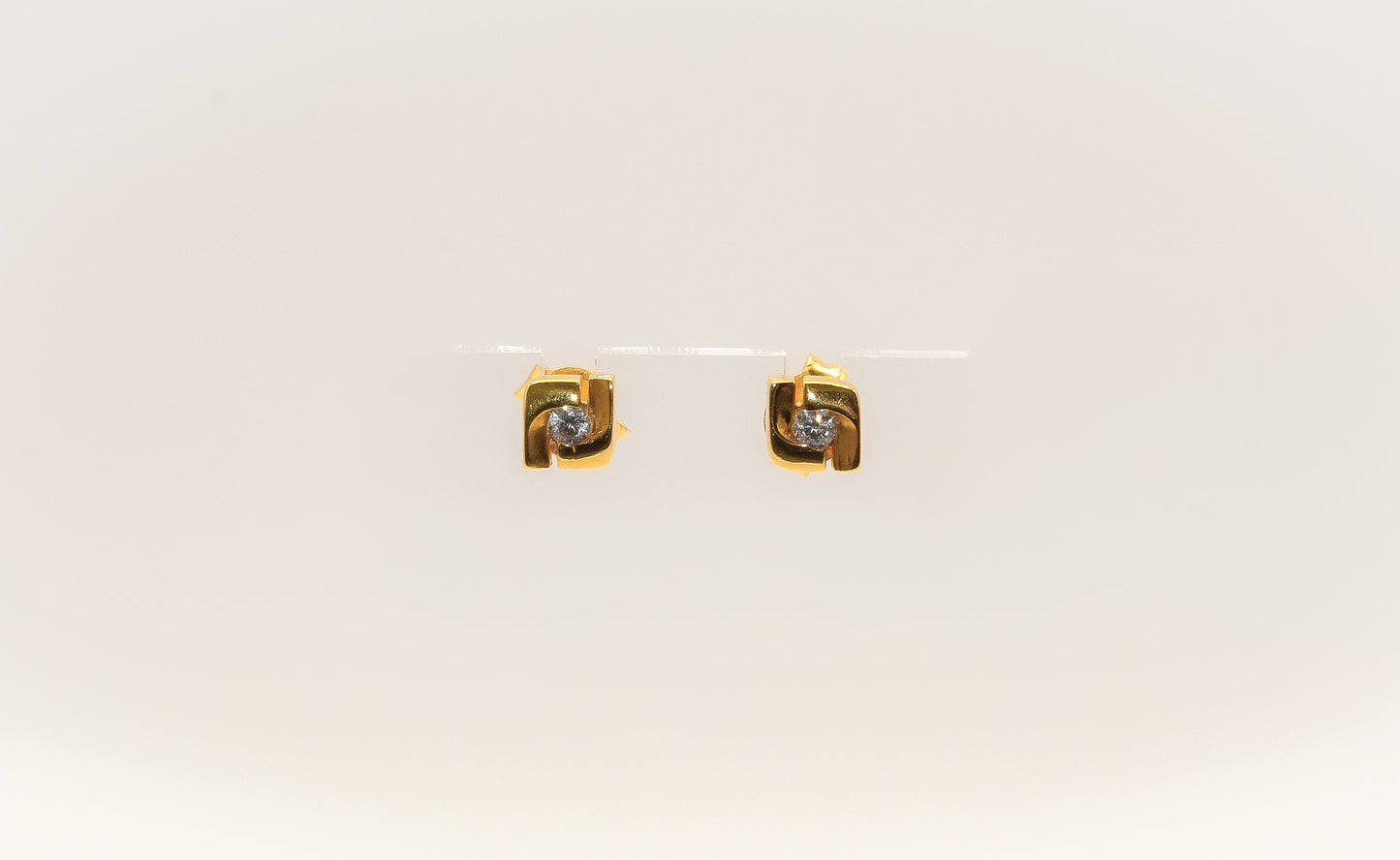 21K Gold Mini Stud Kids Earrings