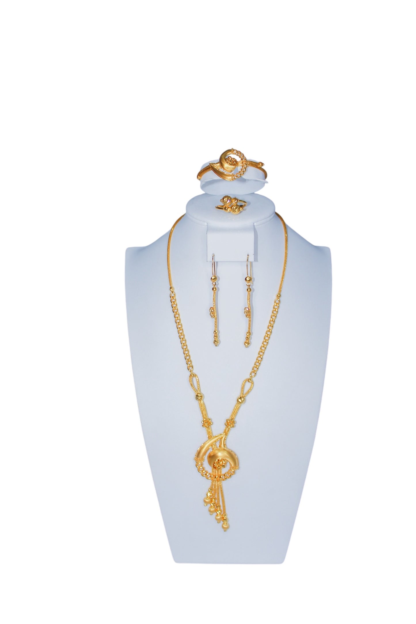 21K Gold Swirl Set