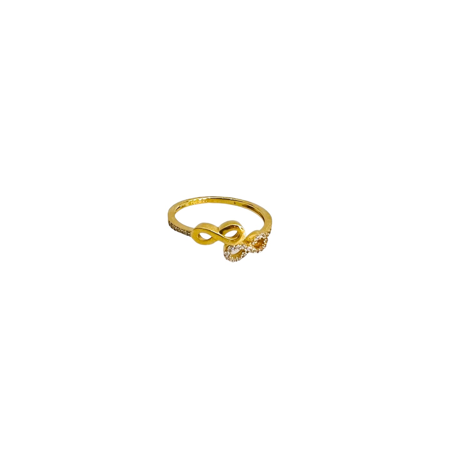 21K Gold Infinity Ring