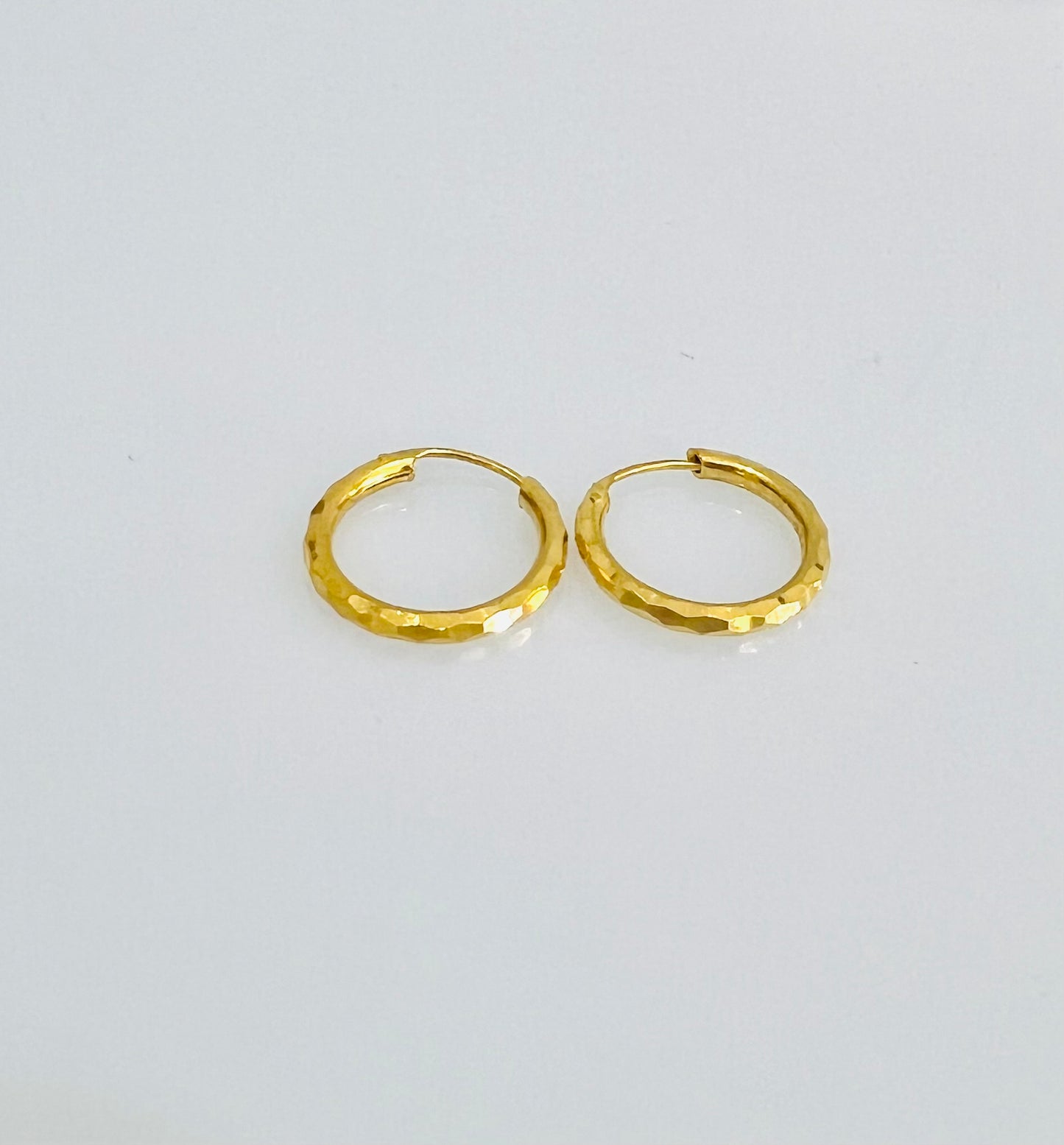 21K Gold Kids Mini Hoop Earrings