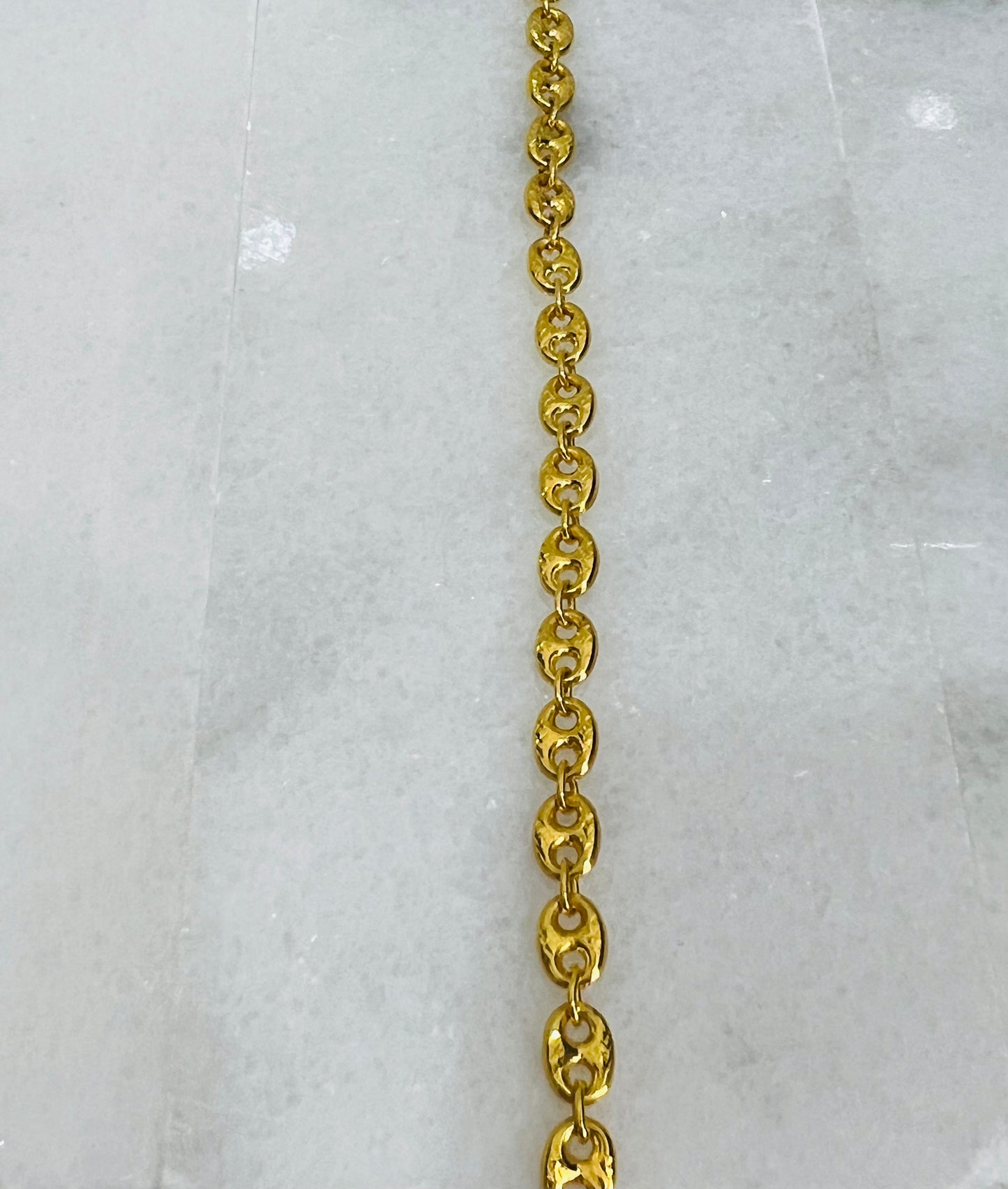 21k Gold Link Bracelet