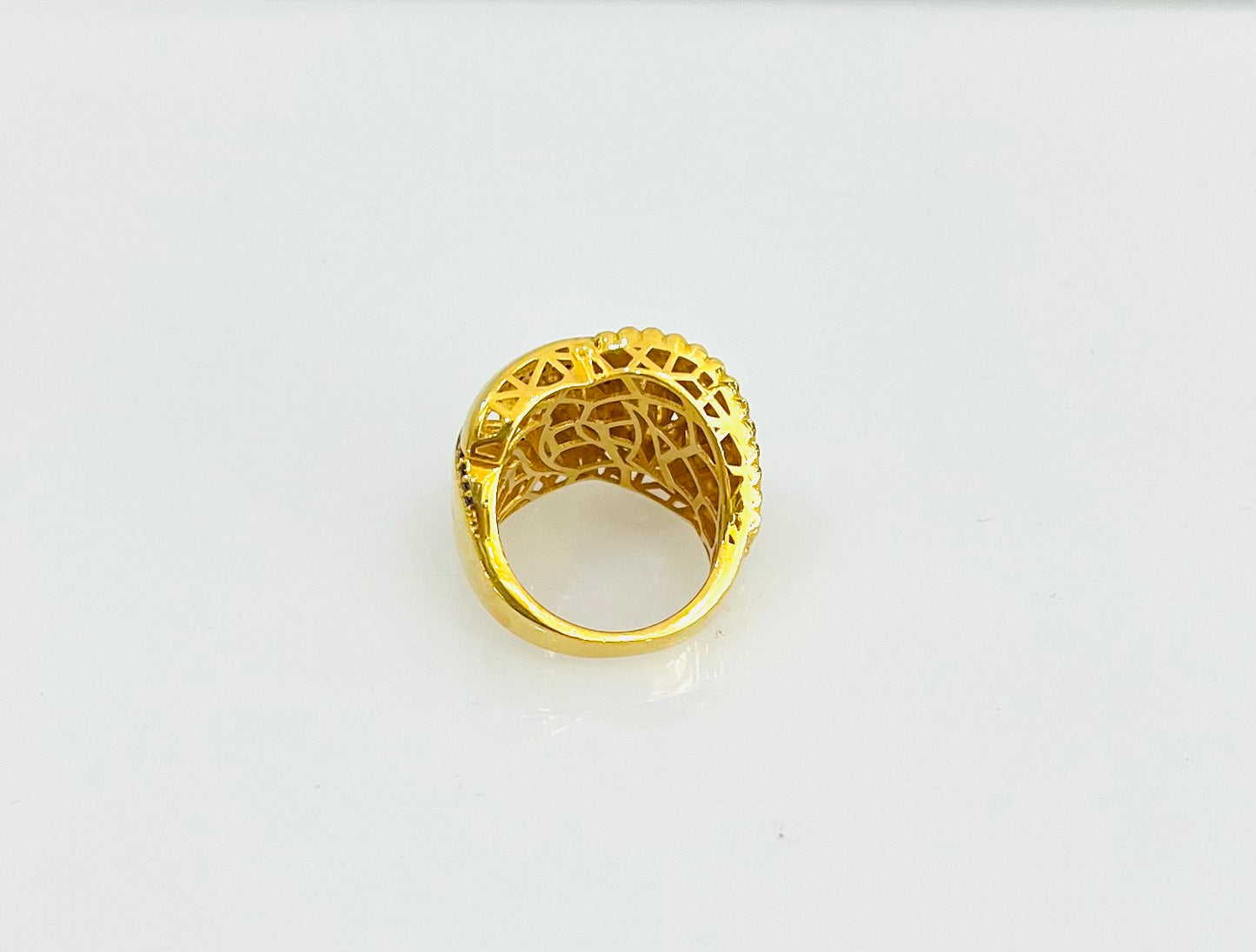 21K Gold Wide Ring