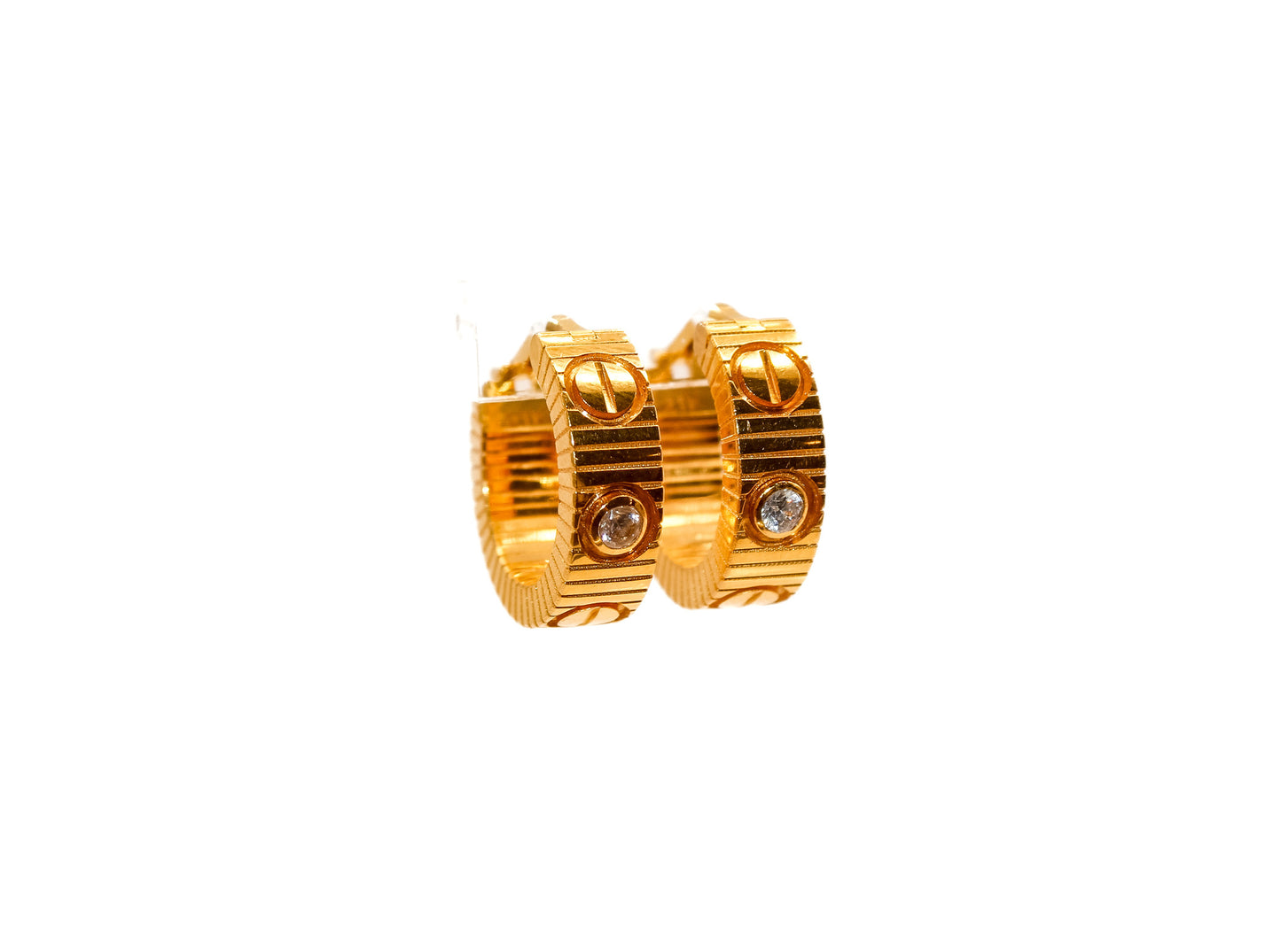 21k gold Hoop earrings