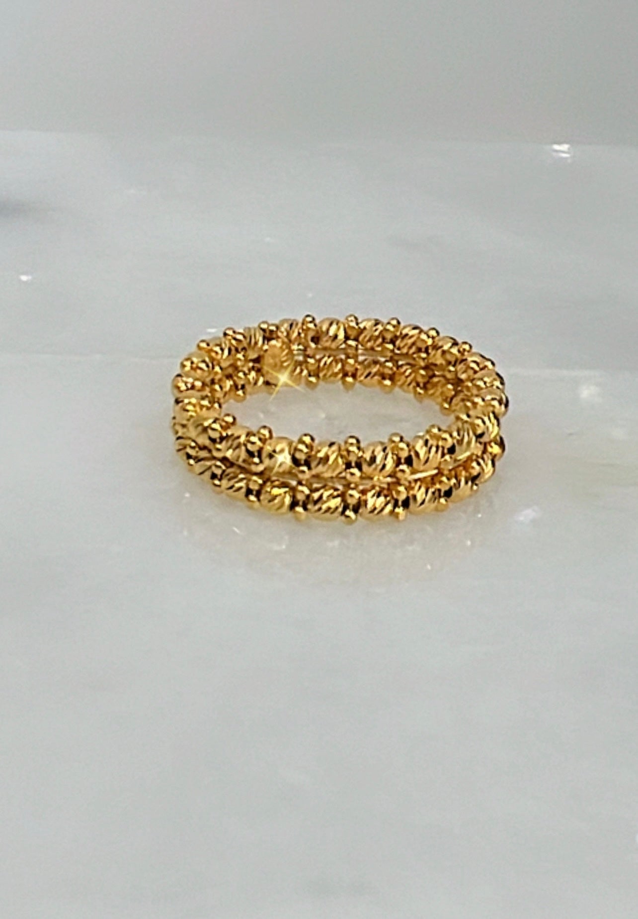 21k Gold Himo Ring