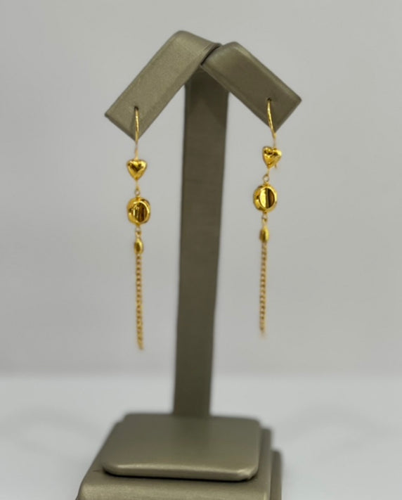 21K Gold Earrings