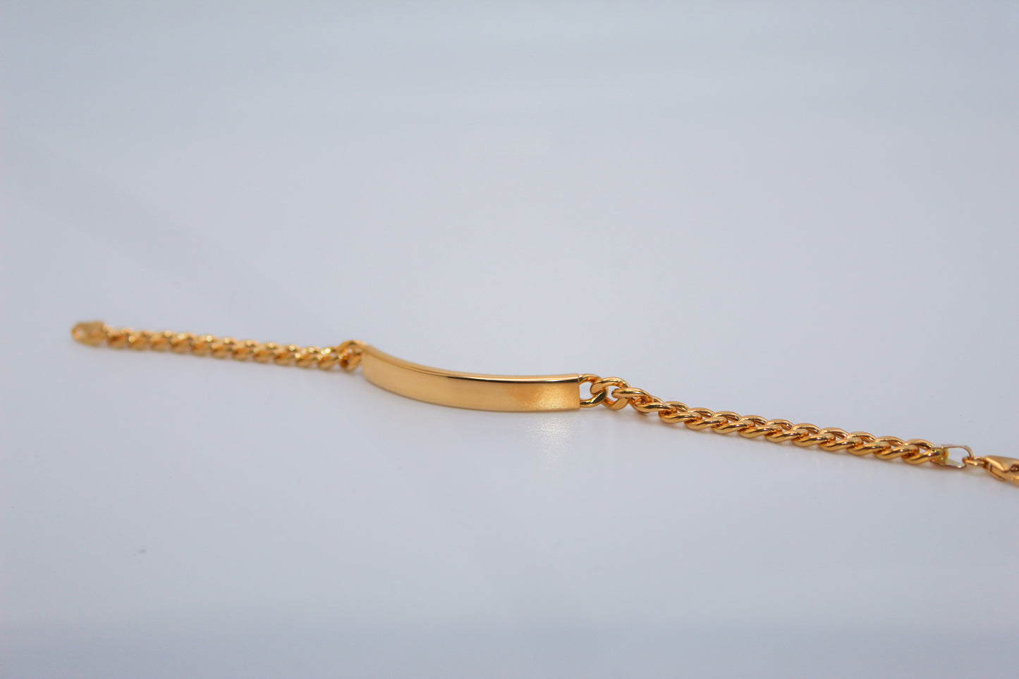 21K Gold Id Bracelet
