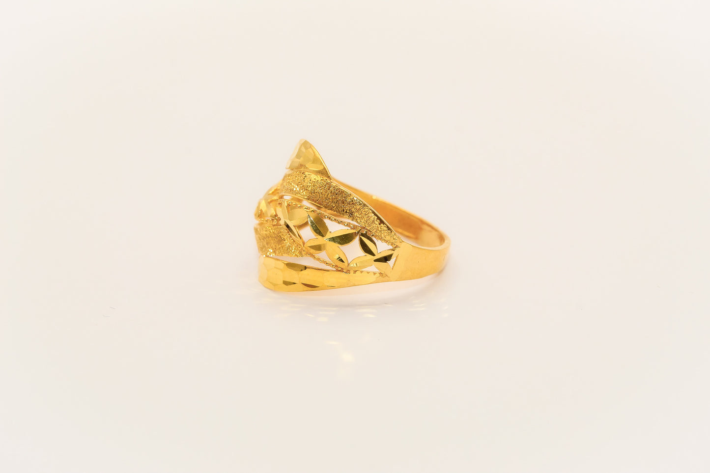 21K Gold Filigree Ring