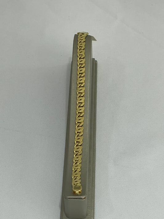 18K Gold Solid Mens Bracelet