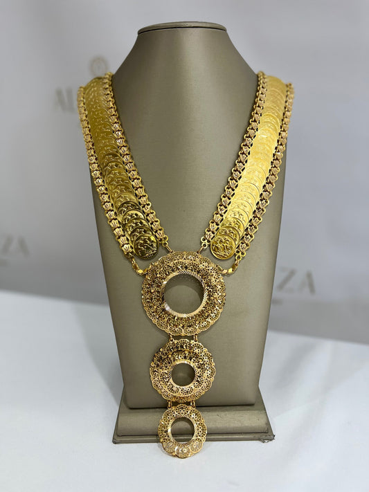 21K Gold Coin Kladah Necklace