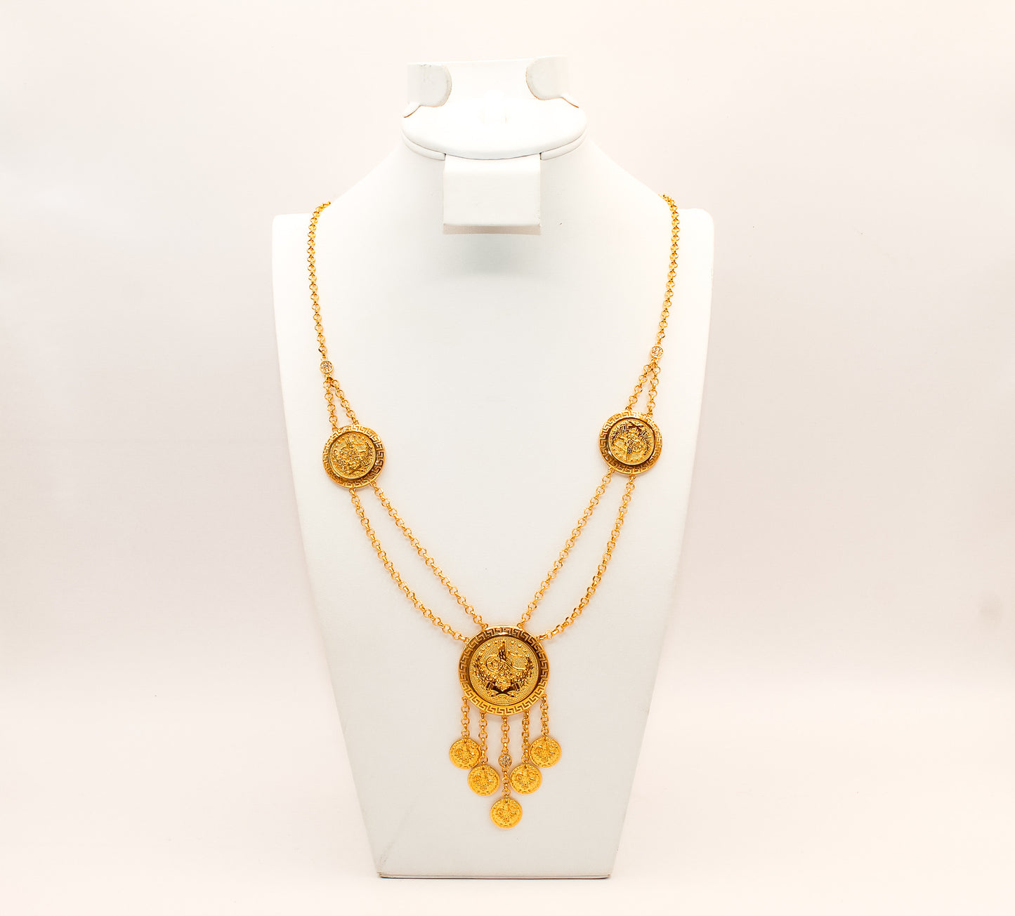21K Gold Coin Necklace