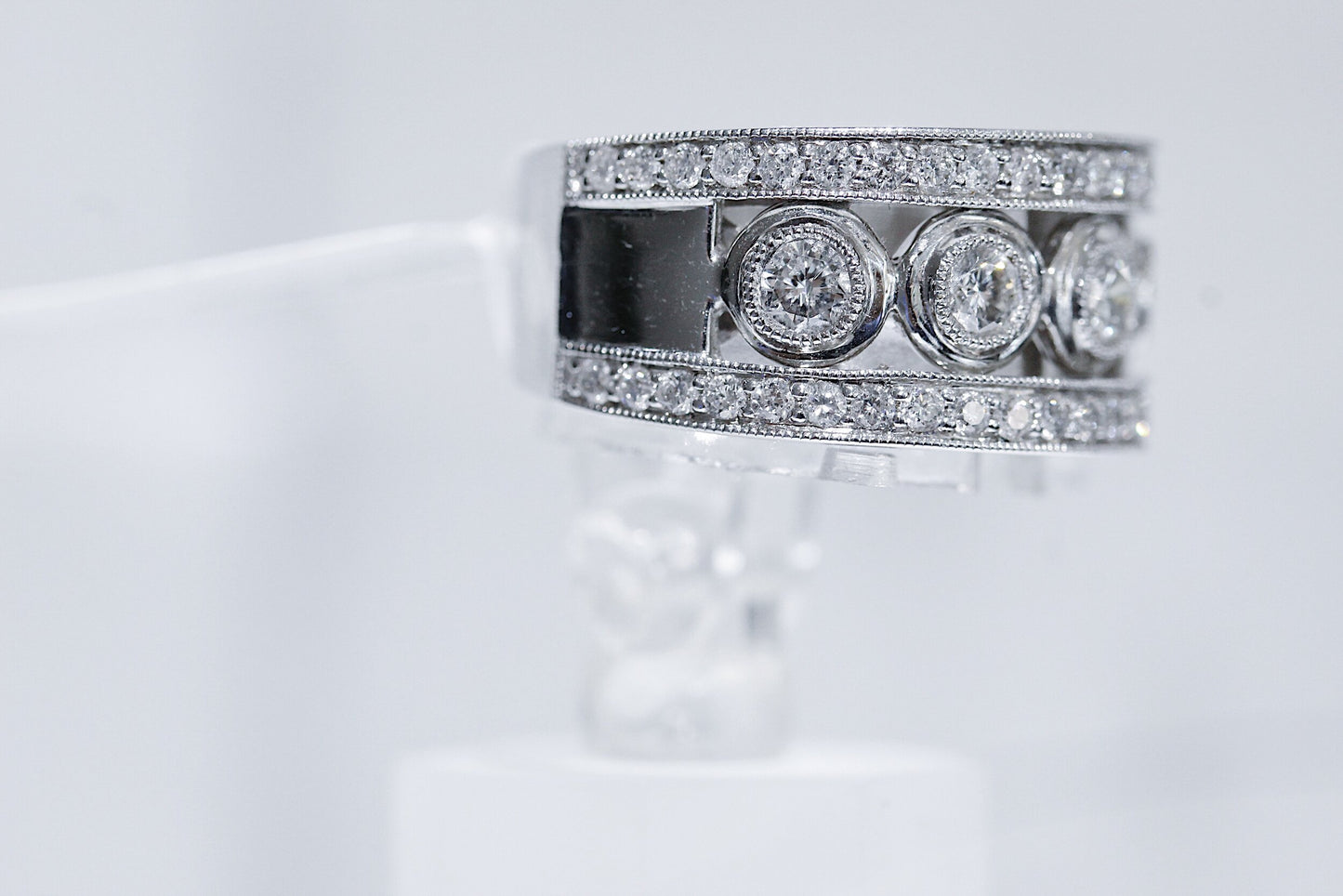 14K White Gold 1.50 - Carat Diamond Ring