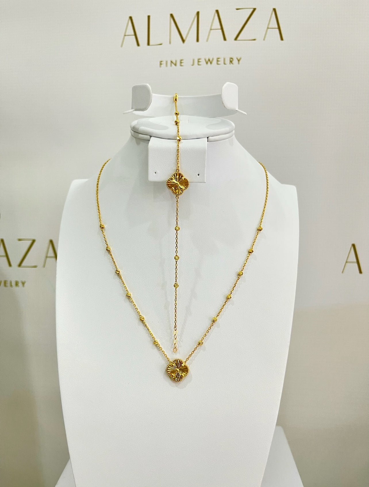 21K Gold Half Set