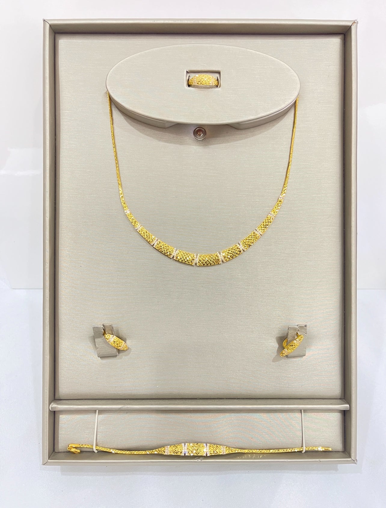 21K Gold Engagement Set