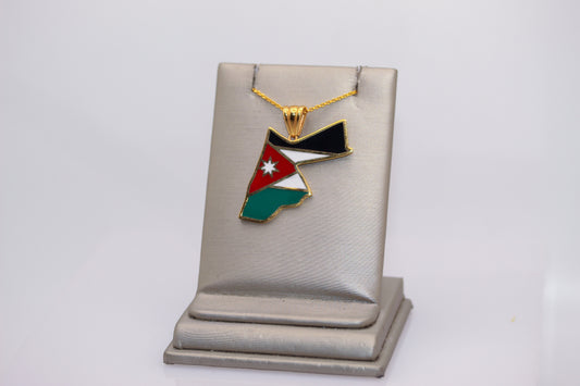 21K Gold Jordan Pendant