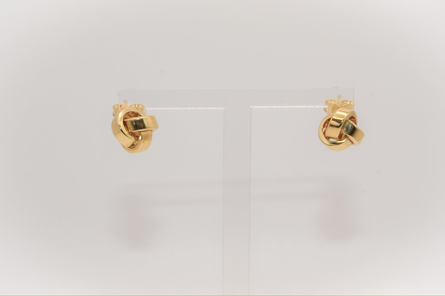14k Gold Knot Post Earrings