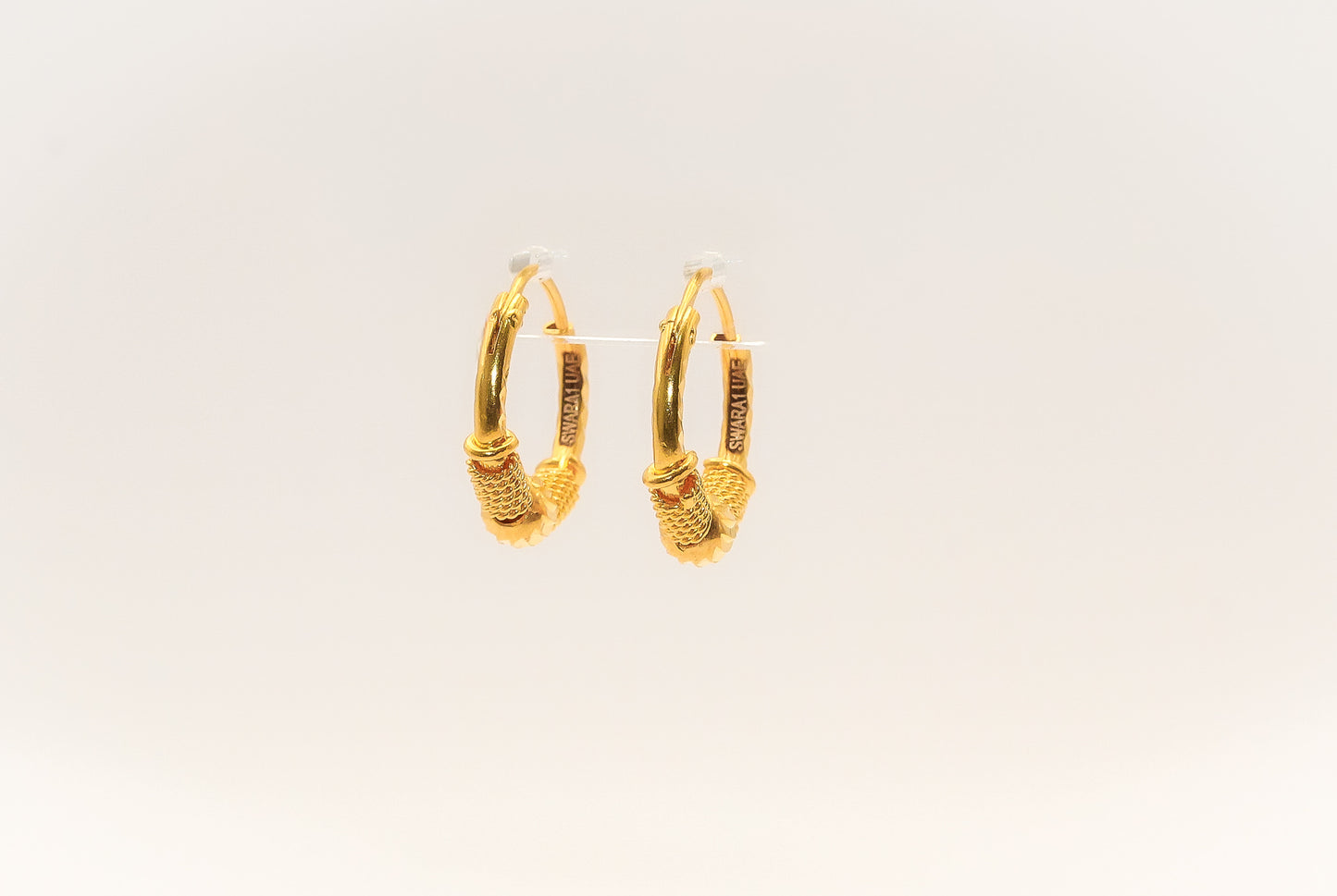 21K Gold Mini Hoop Earrings