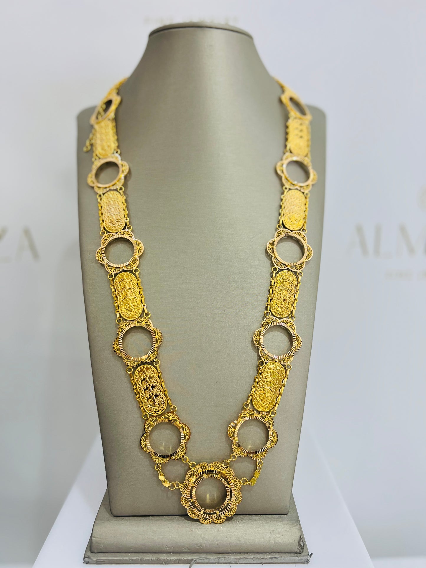 21k Gold Coin Kladah Necklace