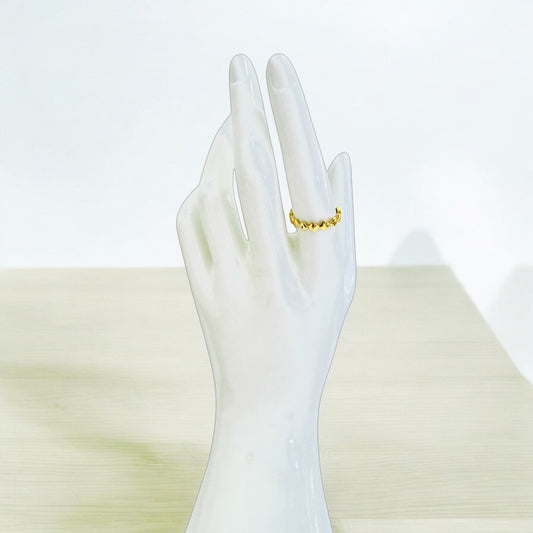 21K Gold Stacking Ring
