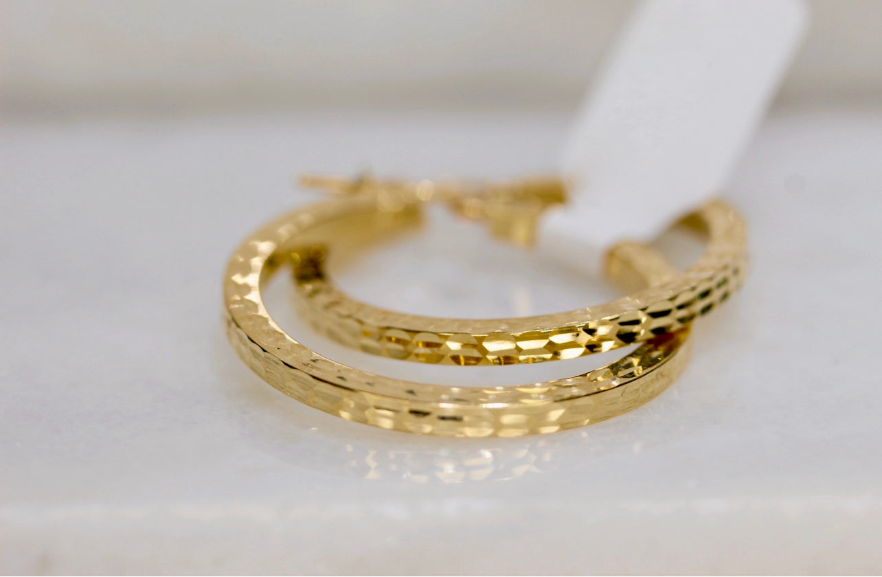 14k Gold Hoop Earrings
