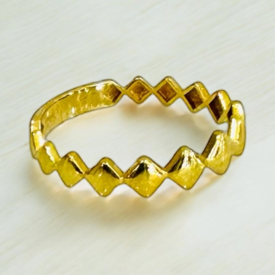 21k Gold Stacking Ring