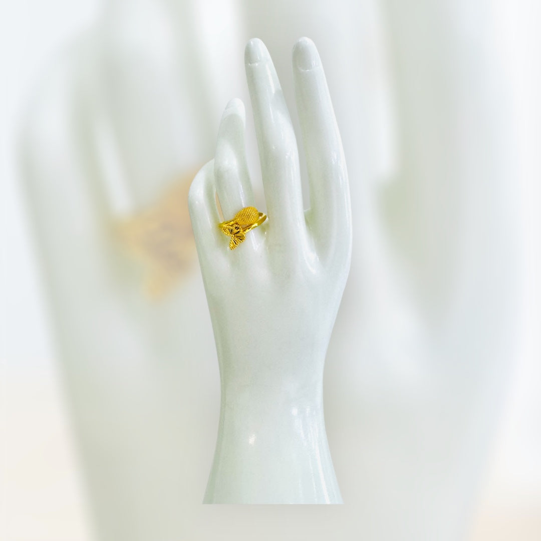 21K Gold Butterfly Ring