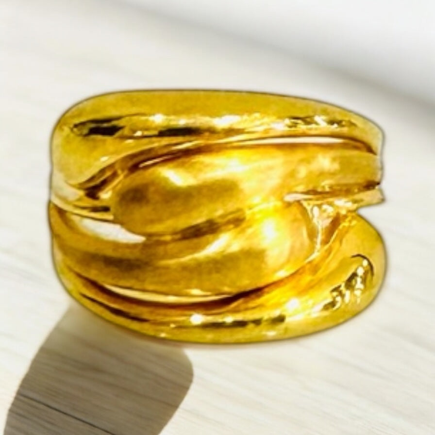 21K Gold Modern Ring