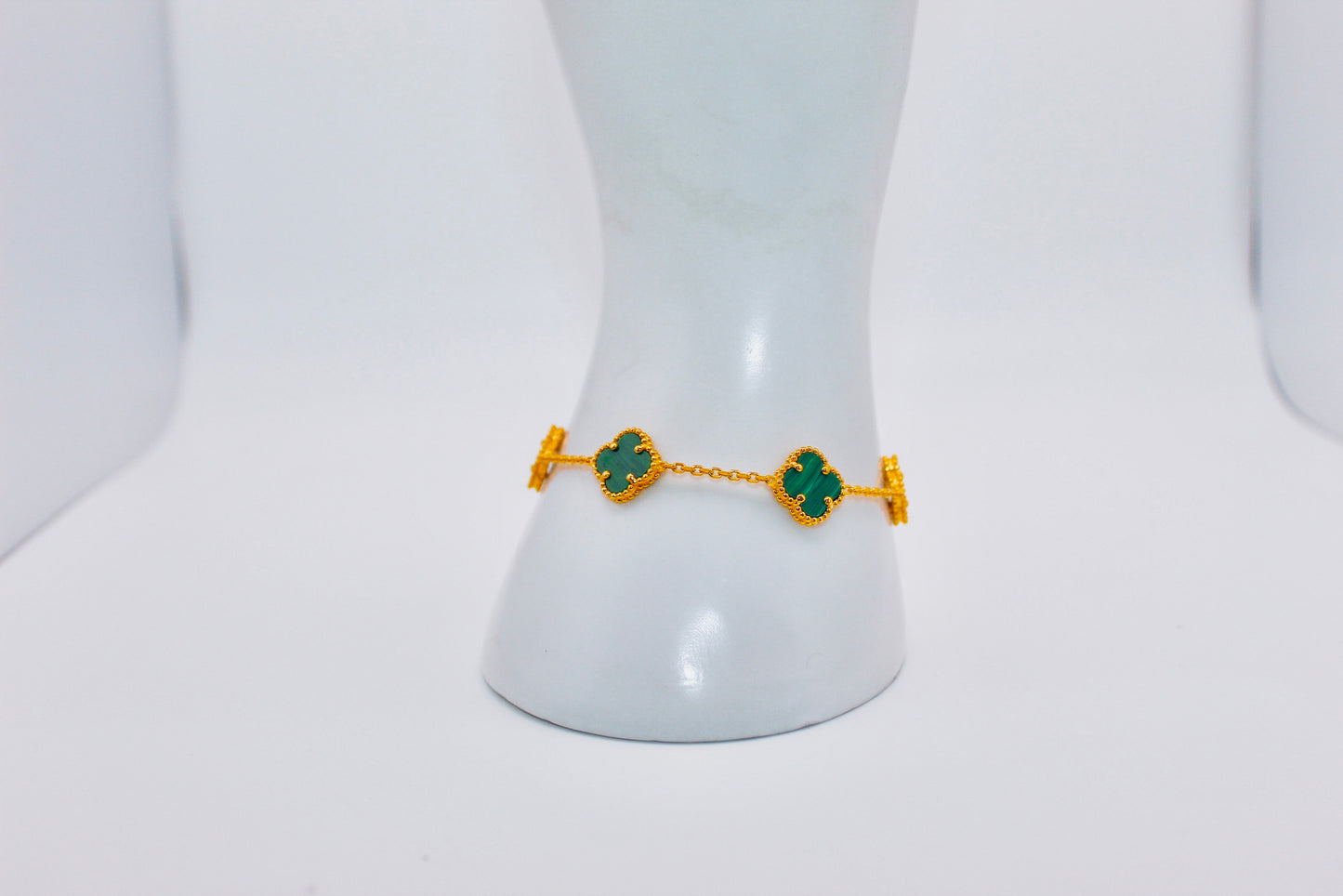 21K Gold Malachite Bracelet