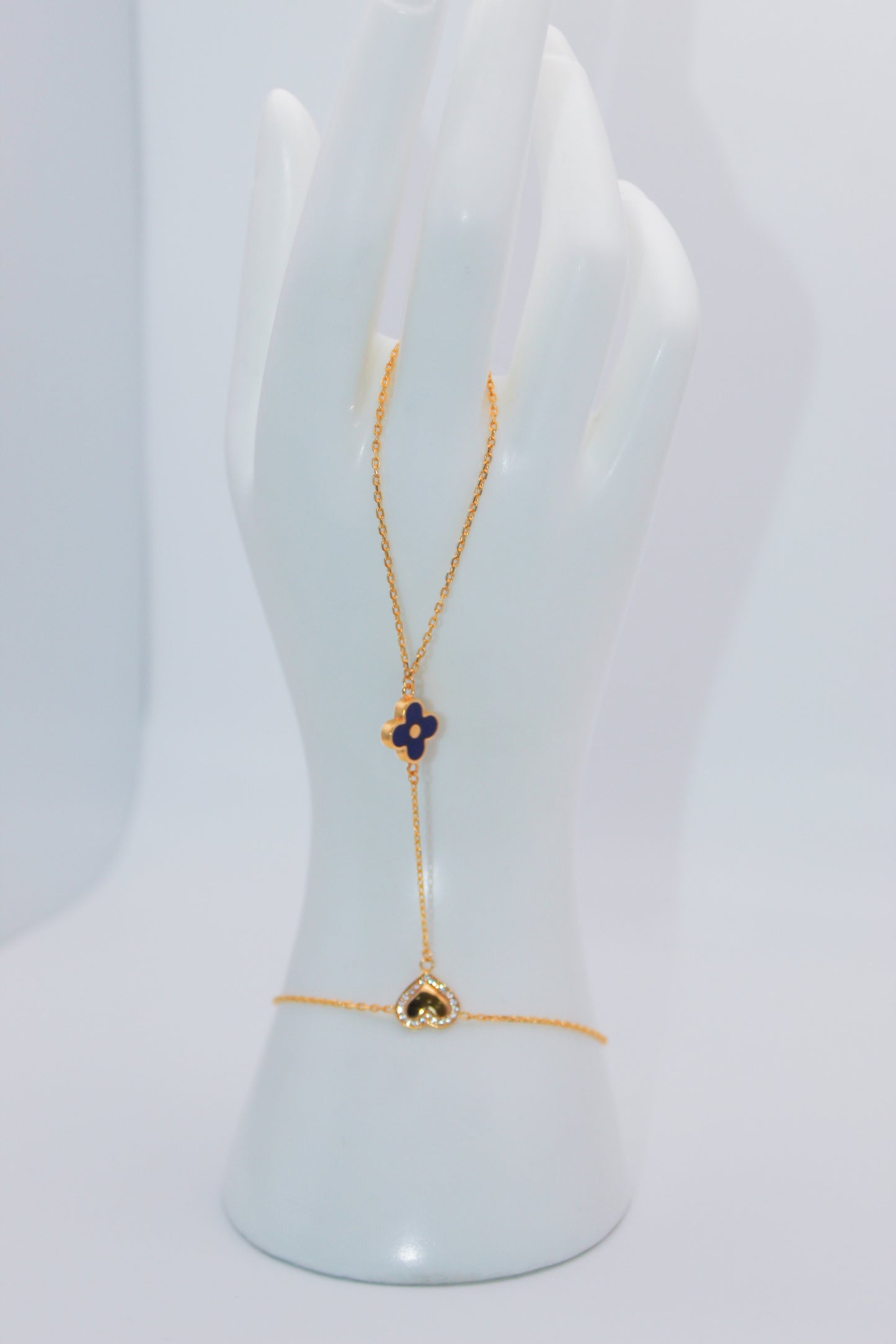 21K Gold Hand Bracelet