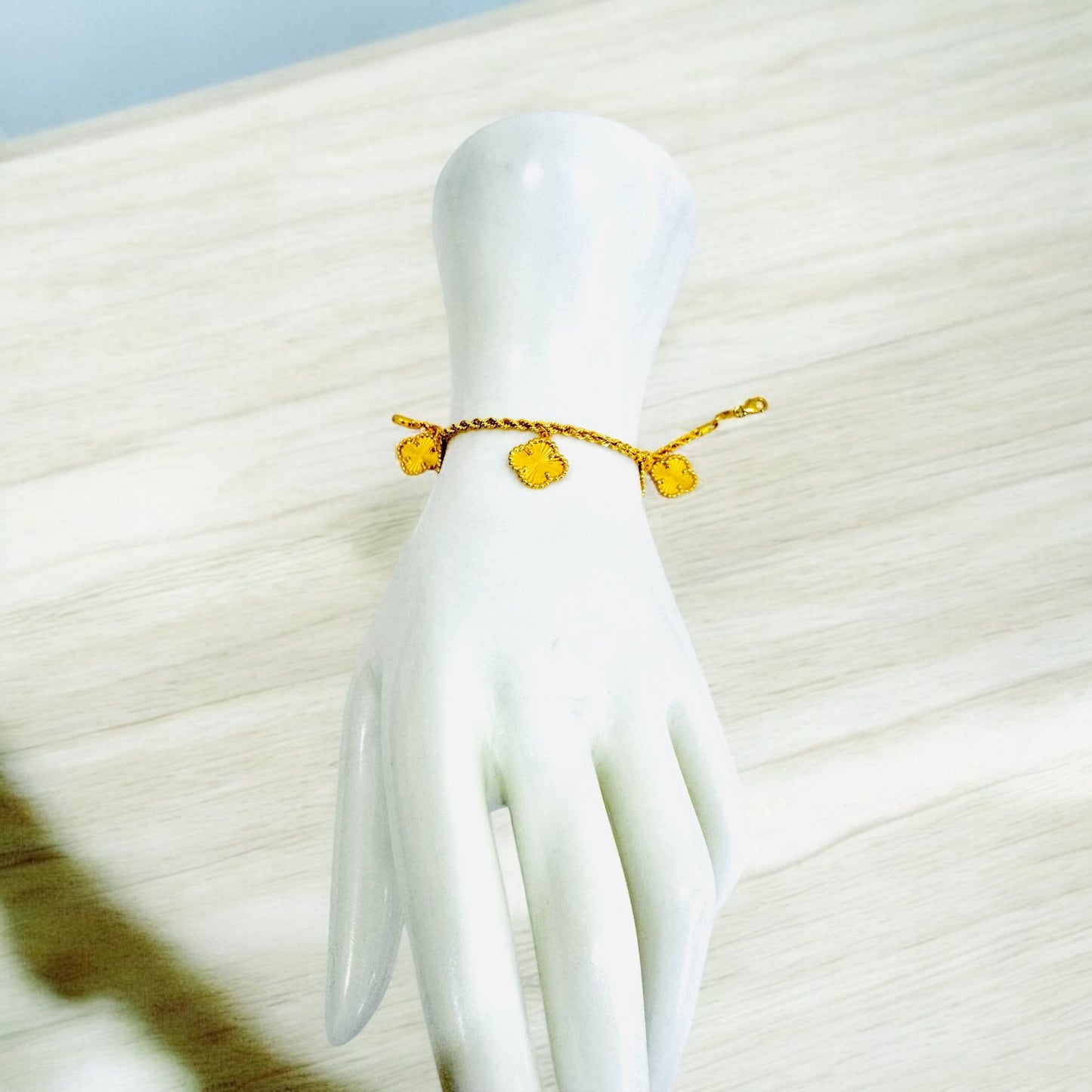 21K Gold Charm Bracelet