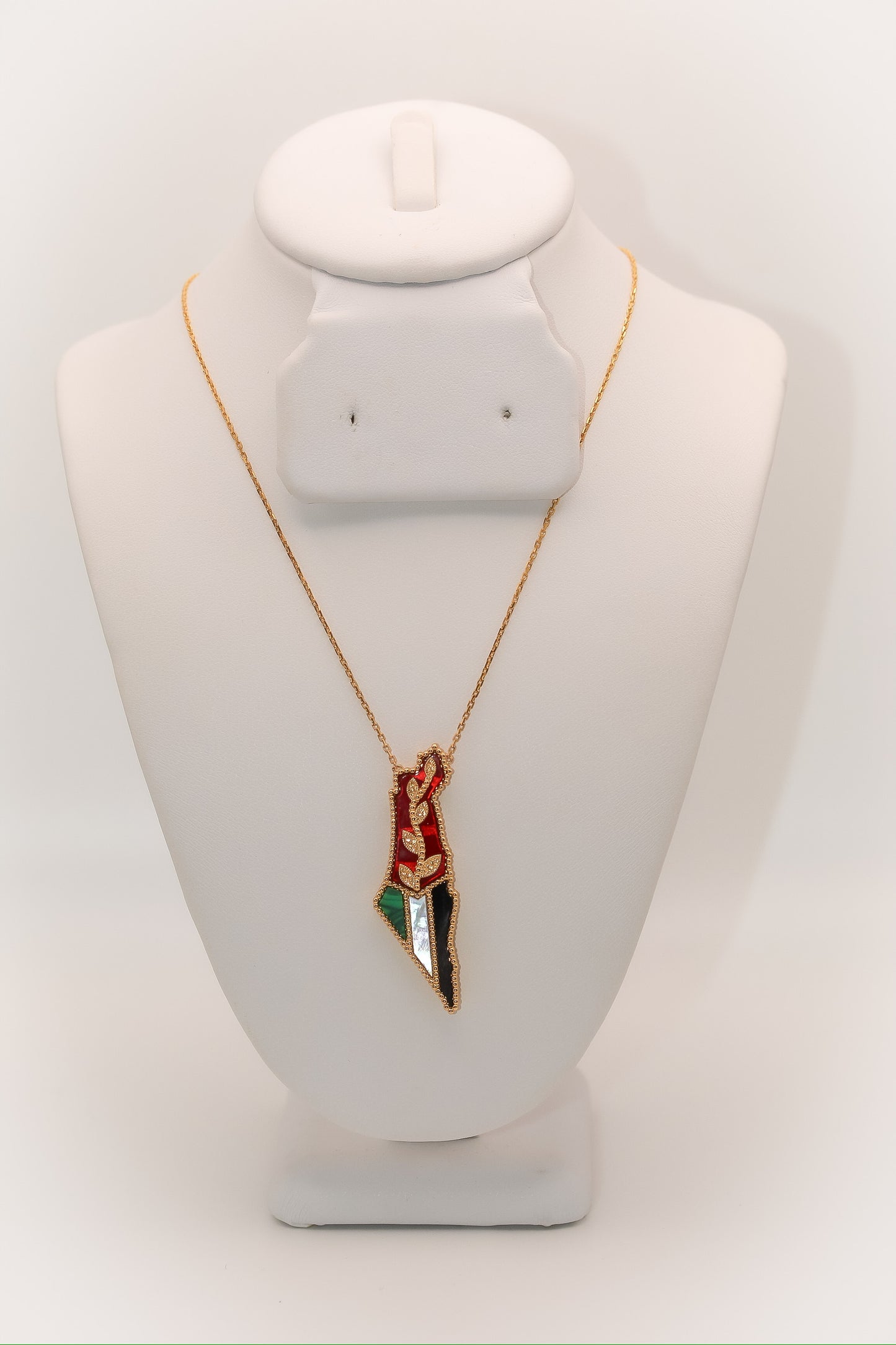 21K Gold Palestine Necklace
