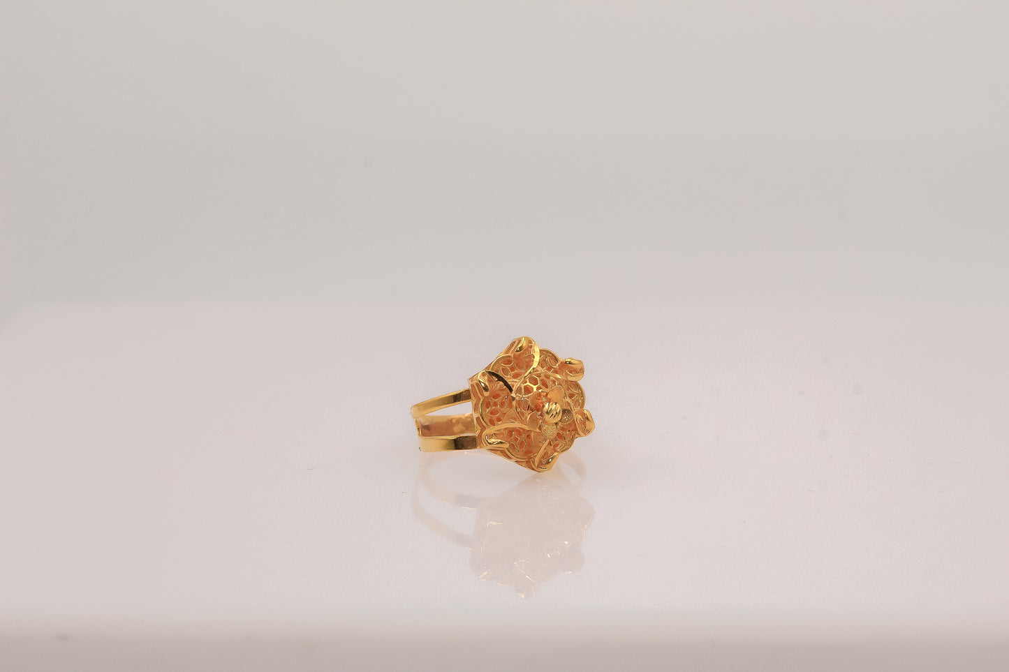 21K Gold Flower Ring