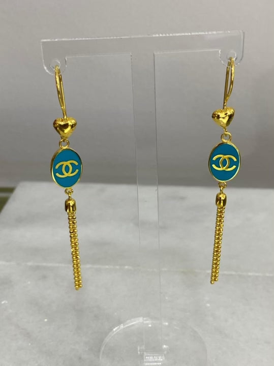 21K Gold Earrings