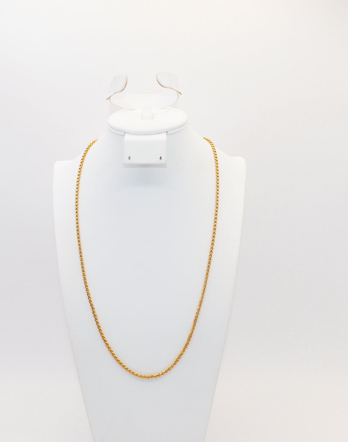 21K Gold Round Rope Chain