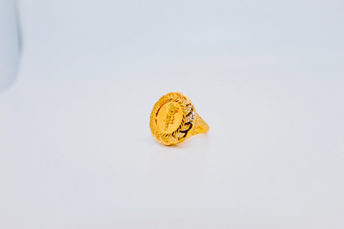 21K Gold Rose Ring