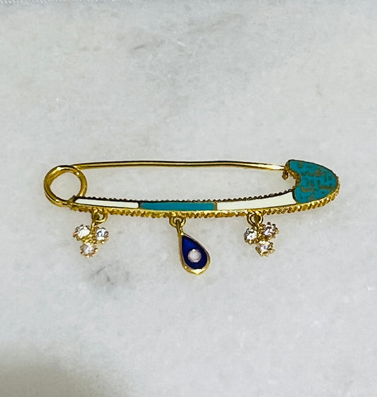 21K Gold Kids Pin
