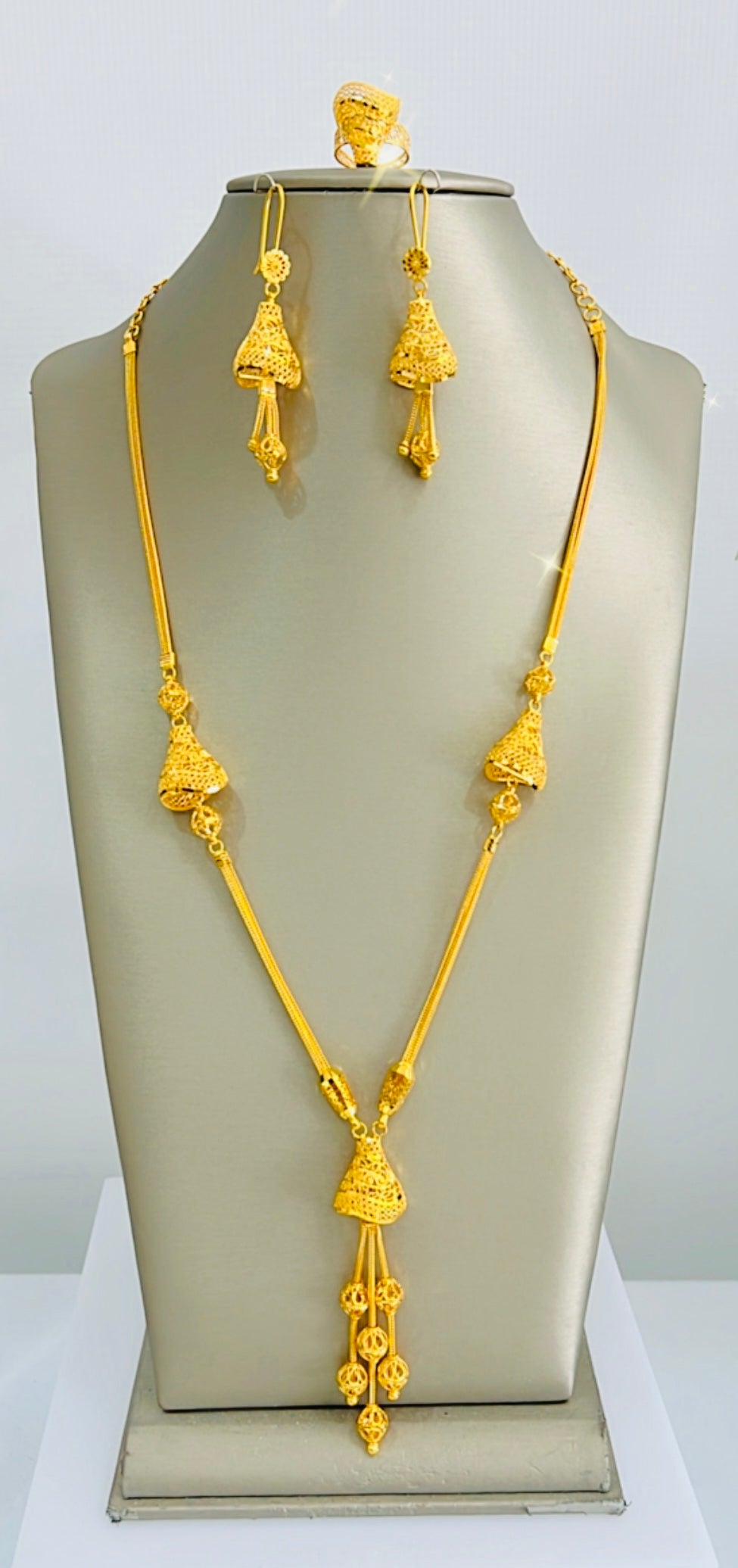 21K Gold Masbaha Set