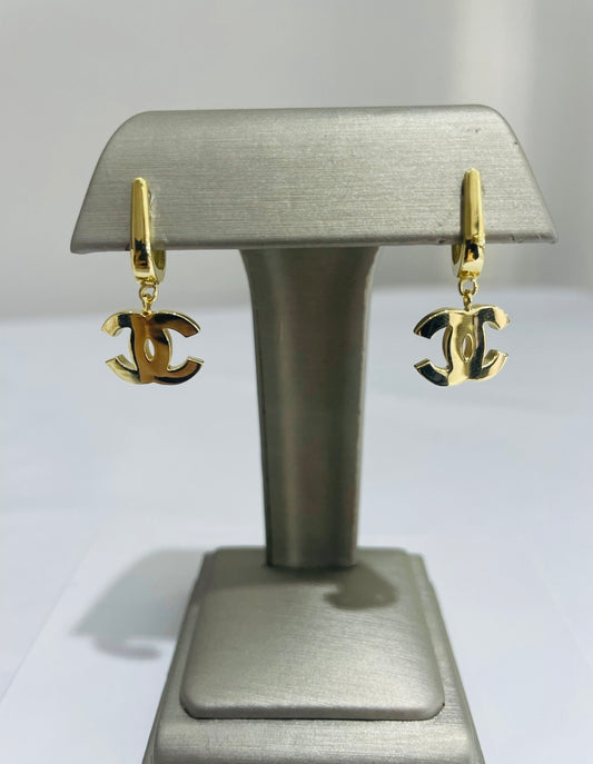 21K Gold Dangle Earring