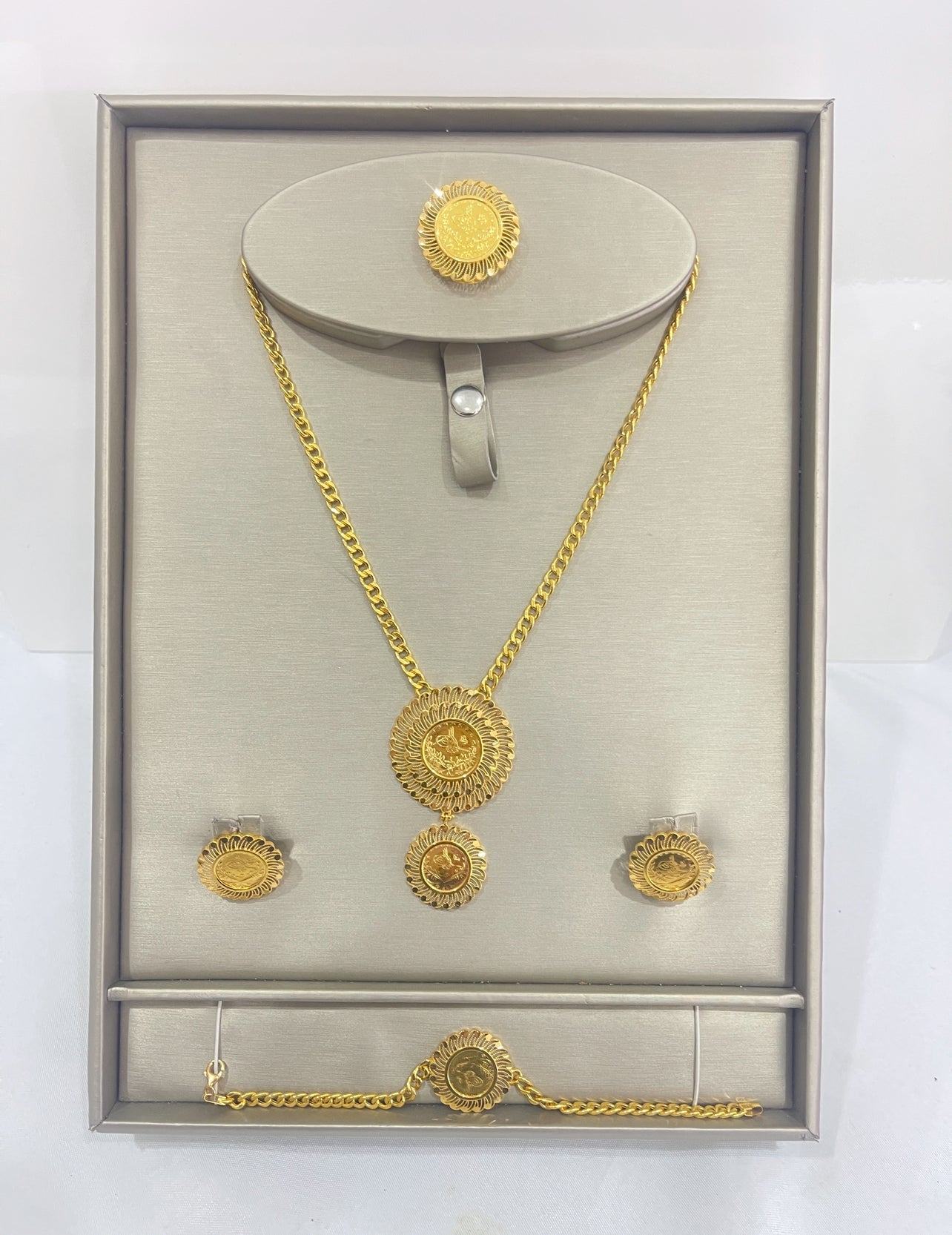 21K Gold Turkish Coin Set