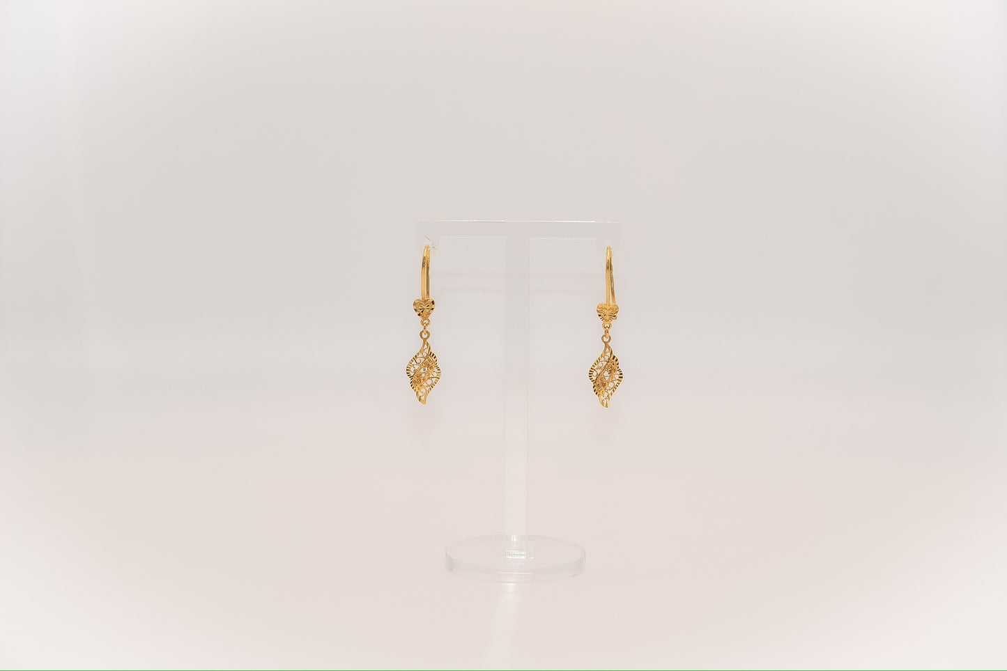 21K Gold Kids Dangle Earrings