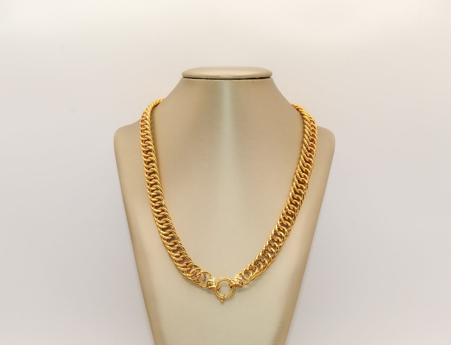 21K Gold Link Necklace