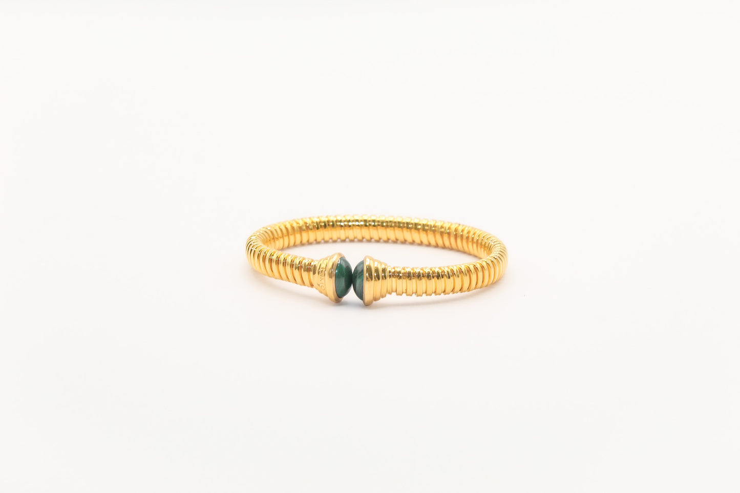 21K Gold Malachite Himo Bracelet