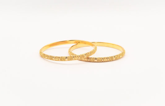 21K Gold Khaliji Bangles