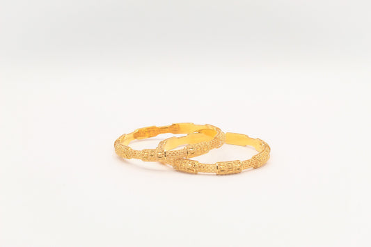 21K Gold Khaliji Bangle Bracelet