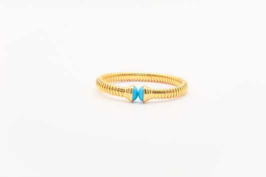 21K Gold Turquoise Himo Bracelet